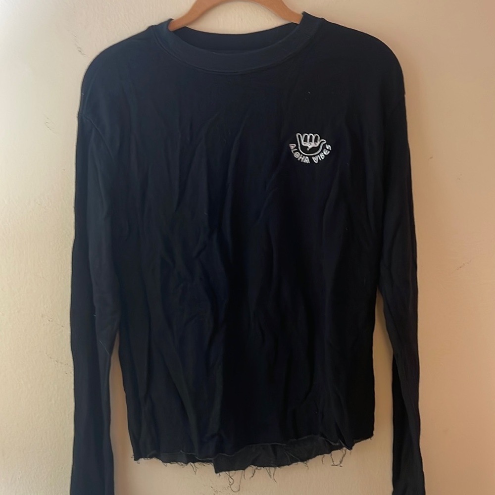 Spiritual gangster x equinox, aloha vibes. super soft sweater L